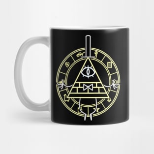 Bill Cipher neon Mug